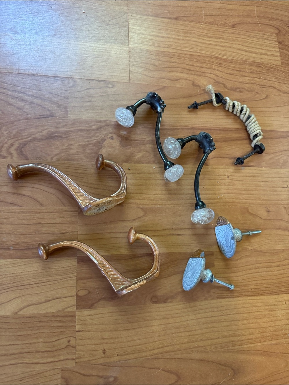 Anthropologie Assorted Decorative Curtain Tie Backs Wall Hooks & Drawer Pulls